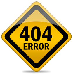Page Not Found - 404 Error