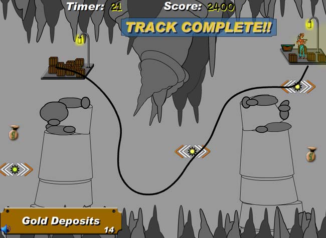 Miner Mayhem Level 14 Track