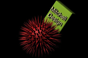 3D Render - Spiky Ball