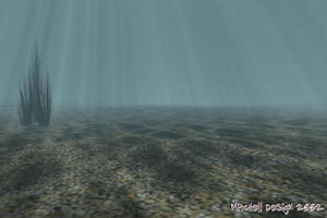 3D Render - Ocean Floor Background