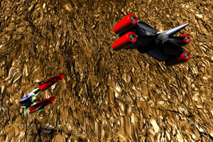 3D Render - Space Chase