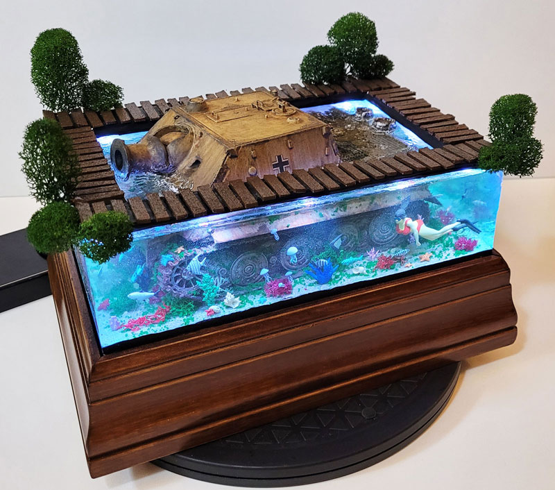 Finished Underwater Diorama