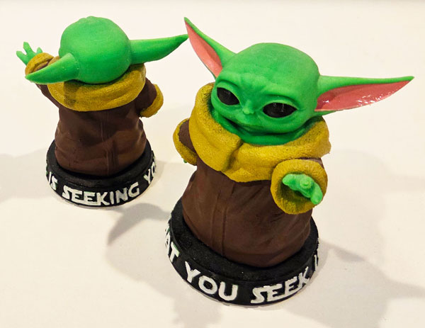 Painted Baby Yodas (Grogu)