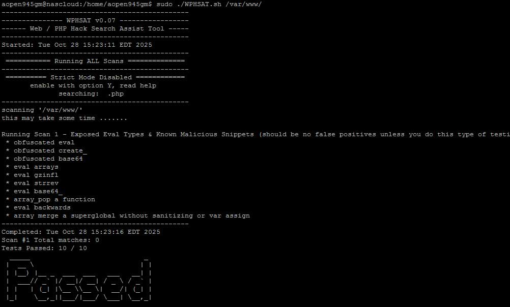 WPHSAT running WPHSAT running