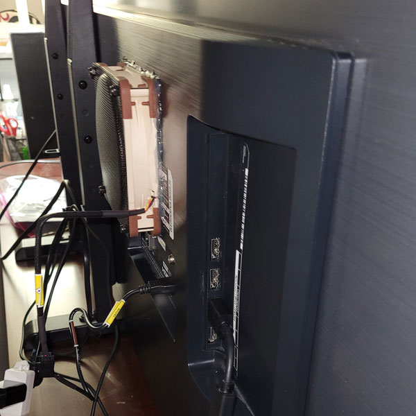 Rear Panel with Fan Finished Rear Panel with Fan Finished