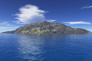 3D Terragen Render - Island